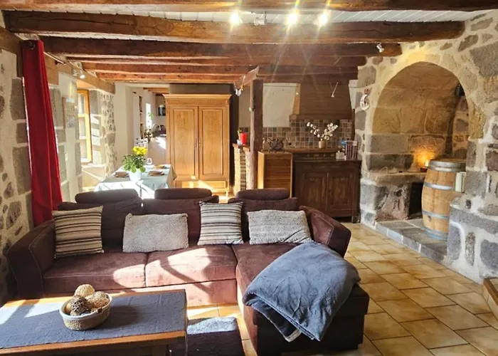 Belle Résidence Auvergnate Vue Panoramique Sur La Nature Appartement Mandailles-Saint-Julien